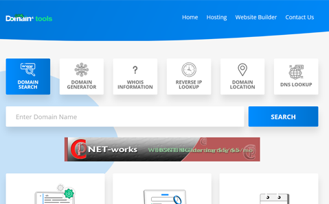Domain Tools screenshot